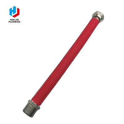 Stækkanleg bylgjupappa slönga fyrir vatnshitara