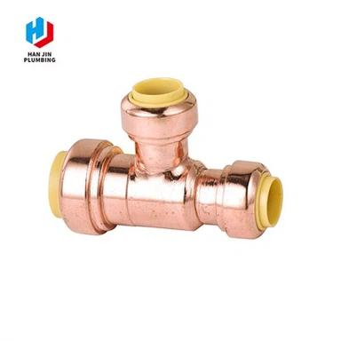 Push-fit kopar teigur